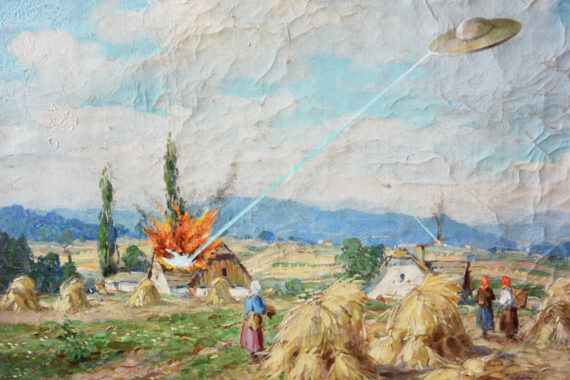 UFO- The cow thief (SOLD) - Image 2