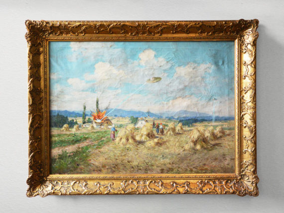 UFO- The cow thief (SOLD) - Image 3