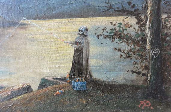 Lonely Fisherman (SOLD) - Image 2